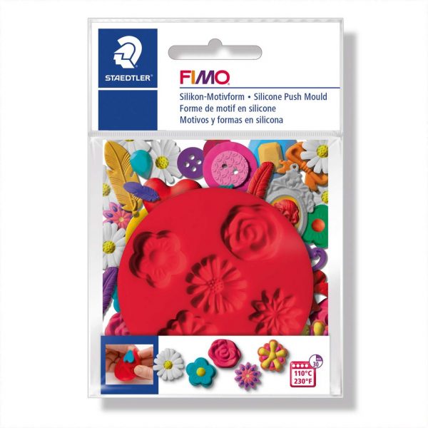 FIMO Motivform Silikon Blumen