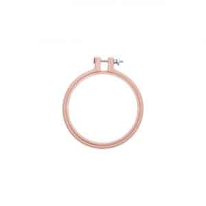 Rico Design Stickring aus Kunststoff rosa 10