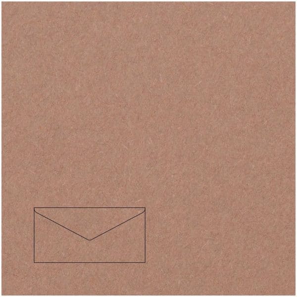 Rico Design Kuvert Essentials DL 5 Stück mocca