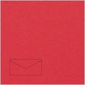 Rico Design Kuvert Essentials DL 5 Stück rot
