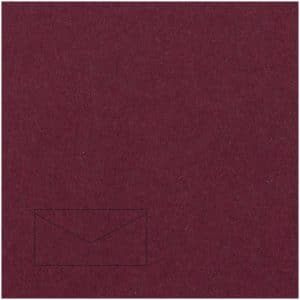 Rico Design Kuvert Essentials DL 5 Stück bordeaux