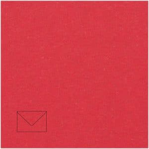 Rico Design Kuvert Essentials C6 5 Stück rot