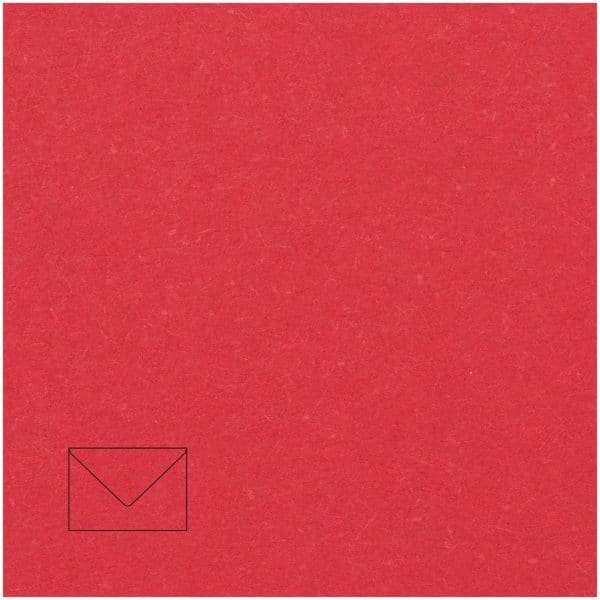 Rico Design Kuvert Essentials C6 5 Stück rot