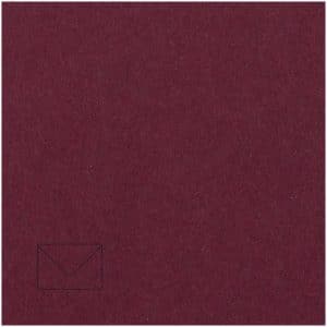 Rico Design Kuvert Essentials C6 5 Stück bordeaux