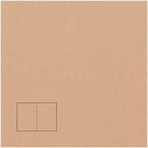 Rico Design Klappkarte Essentials A6 5 Stück cappuccino
