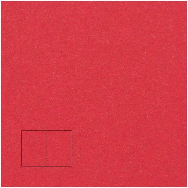 Rico Design Klappkarte Essentials A6 5 Stück rot