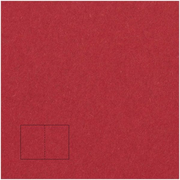 Rico Design Klappkarte Essentials A6 5 Stück dunkelrot