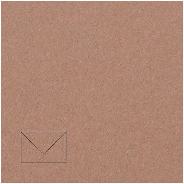 Rico Design Kuvert Essentials B6 5 Stück mocca