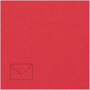 Rico Design Kuvert Essentials B6 5 Stück rot