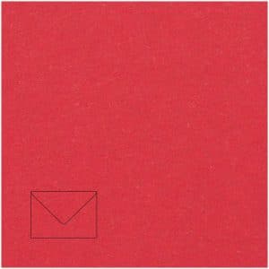 Rico Design Kuvert Essentials B6 5 Stück rot