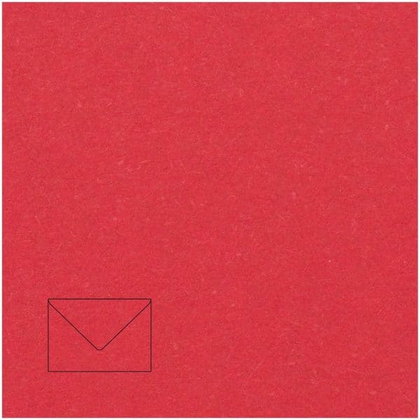 Rico Design Kuvert Essentials B6 5 Stück rot