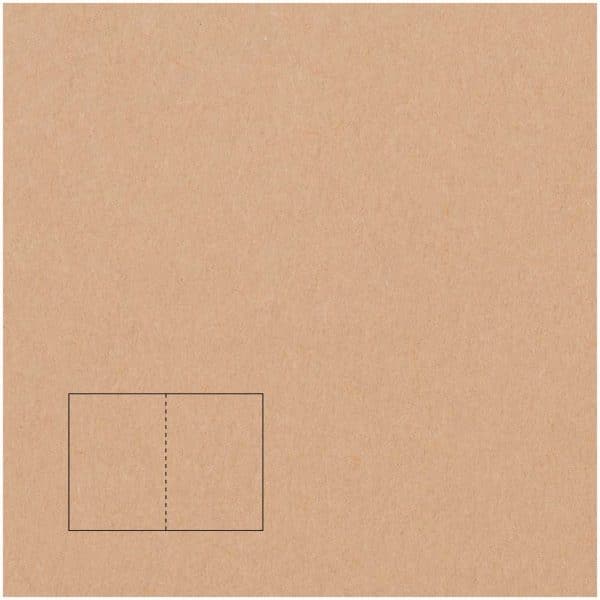 Rico Design Klappkarte Essentials B6 5 Stück cappuccino