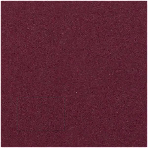 Rico Design Klappkarte Essentials B6 5 Stück bordeaux