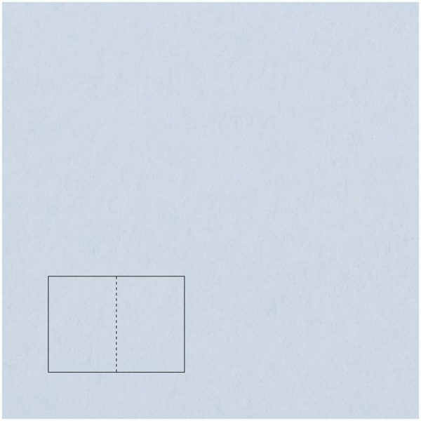 Rico Design Klappkarte Essentials B6 5 Stück hellblau