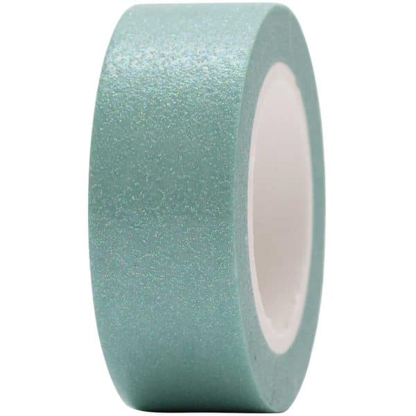 Paper Poetry Tape Glitter 15mm 5m hellgrün