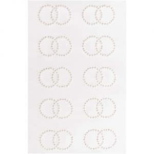 Paper Poetry Perlensticker Doppelringe