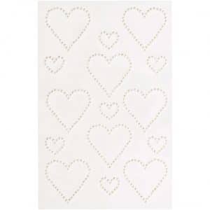 Paper Poetry Perlensticker Herzen L