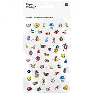 Paper Poetry Epoxy Sticker Gesichter