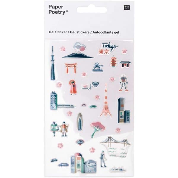 Paper Poetry Gelsticker Tokyo