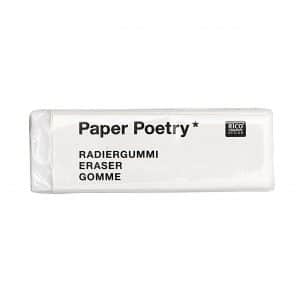 Paper Poetry Radiergummi weiß 4