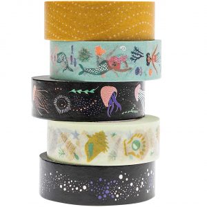 Paper Poetry Tape Set Mermaid 5teilig