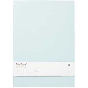 Rico Design Bogen Basic A4 10 Stück hellblau