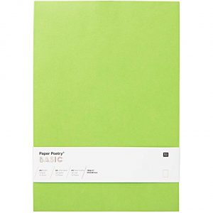 Rico Design Bogen Basic A4 10 Stück hellgrün