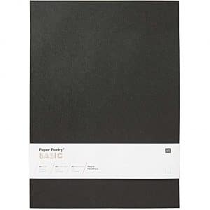 Rico Design Bogen Basic A4 10 Stück schwarz