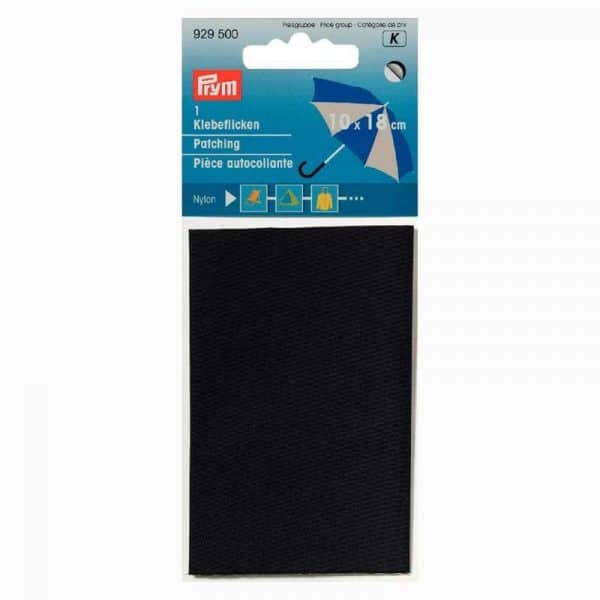 Prym Flicken selbstklebend schwarz 18x10cm Nylon