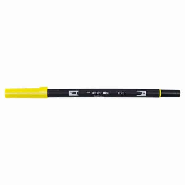 Tombow ABT Dual Brush Pen process yellow 055