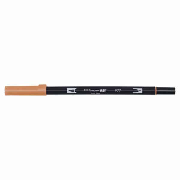 Tombow ABT Dual Brush Pen saddle brown 977