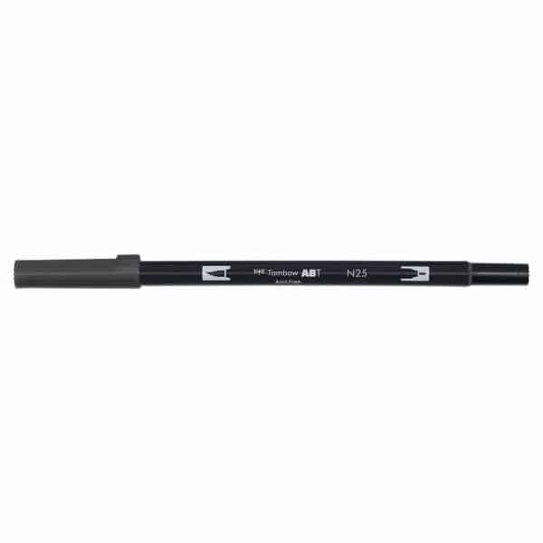 Tombow ABT Dual Brush Pen lamp black N25