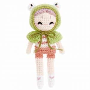 Häkelset Frosch-Puppe aus Ricorumi Crochet Your Character Onesize mehrfarbig