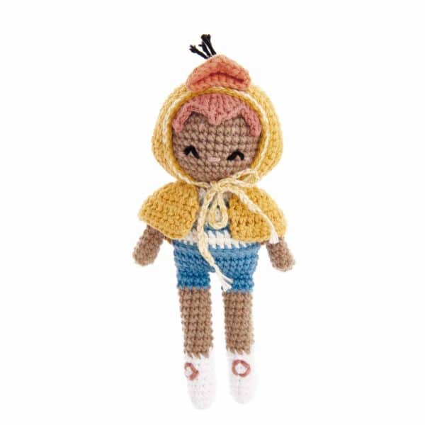 Häkelset Küken-Puppe aus Ricorumi Crochet Your Character Onesize mehrfarbig