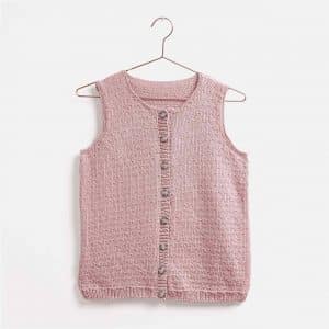 Strickset Top Modell 21 aus Lovewool Nr. 14 36/38 puder