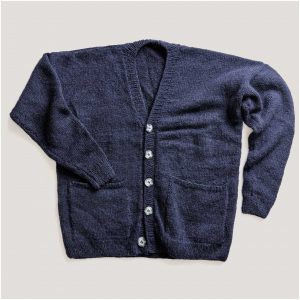 Strickset Cardigan Modell 02 aus Made by Me Men Nr. 2 L/XL marine