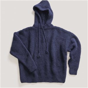 Strickset Hoodie Modell 10 aus Made by Me Men Nr. 2 L/XL marine