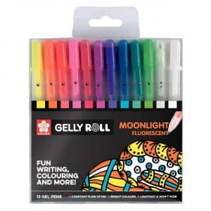 Sakura Gelly Roll Moonlight Gelstifte Neon 12 Stück