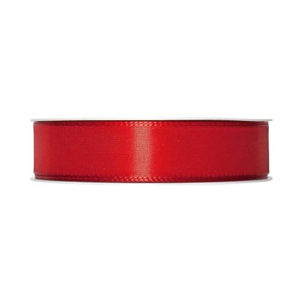 Taftband 25mm 5m rot