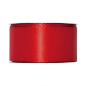 Taftband 60mm 5m rot