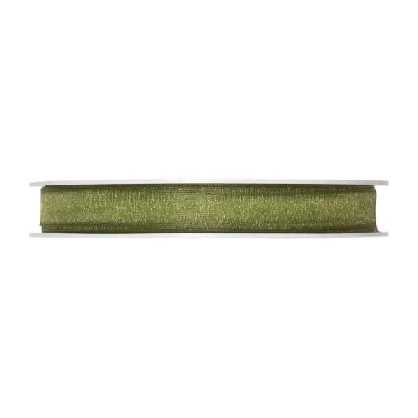 Organzaband Rolle 10mm 10m grün