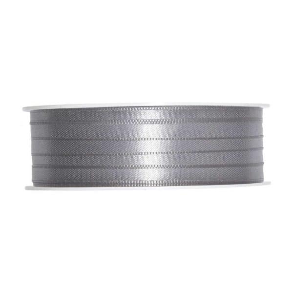 Satinband 6mm 10m grau