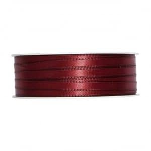 Satinband 6mm 10m bordeaux