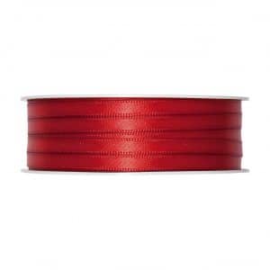 Satinband 6mm 10m rot