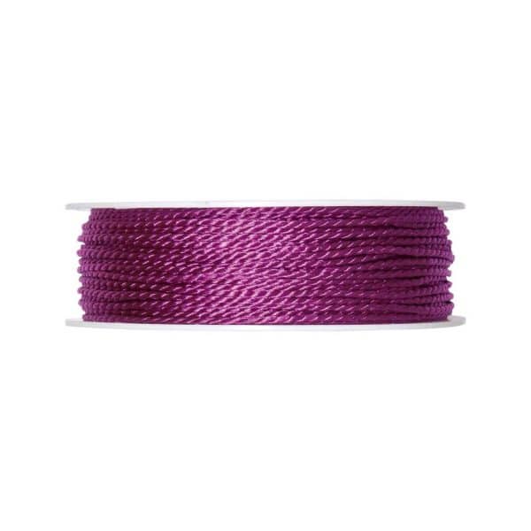 HALBACH Kordel 2mm 10m pink