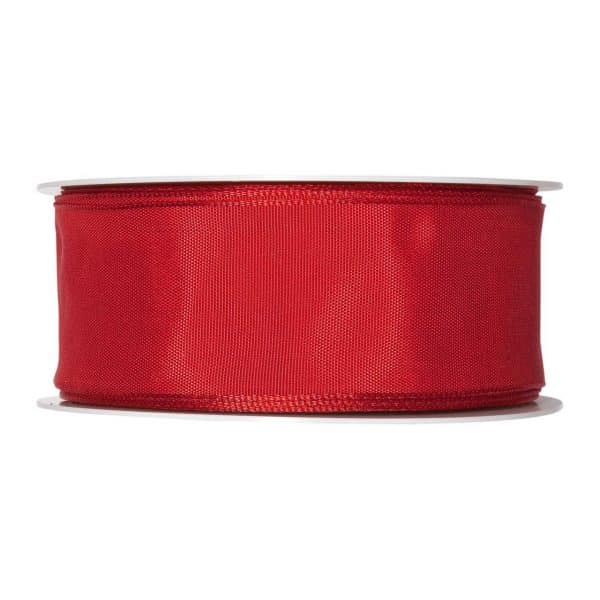 Drahtkantenband 40mm 5m rot