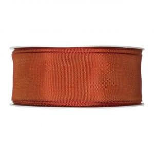 Drahtkantenband 40mm 5m rot-orange