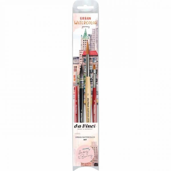 da Vinci May & Berry Pinsel-Set Urban Watercolor