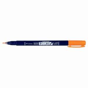 Tombow Fudenosuke Brush Pen neonorange