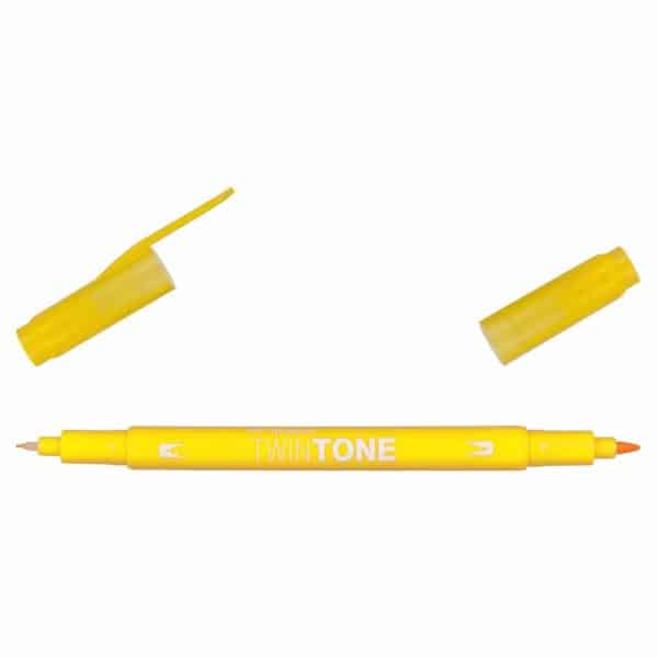 Tombow TwinTone Fasermaler yellow